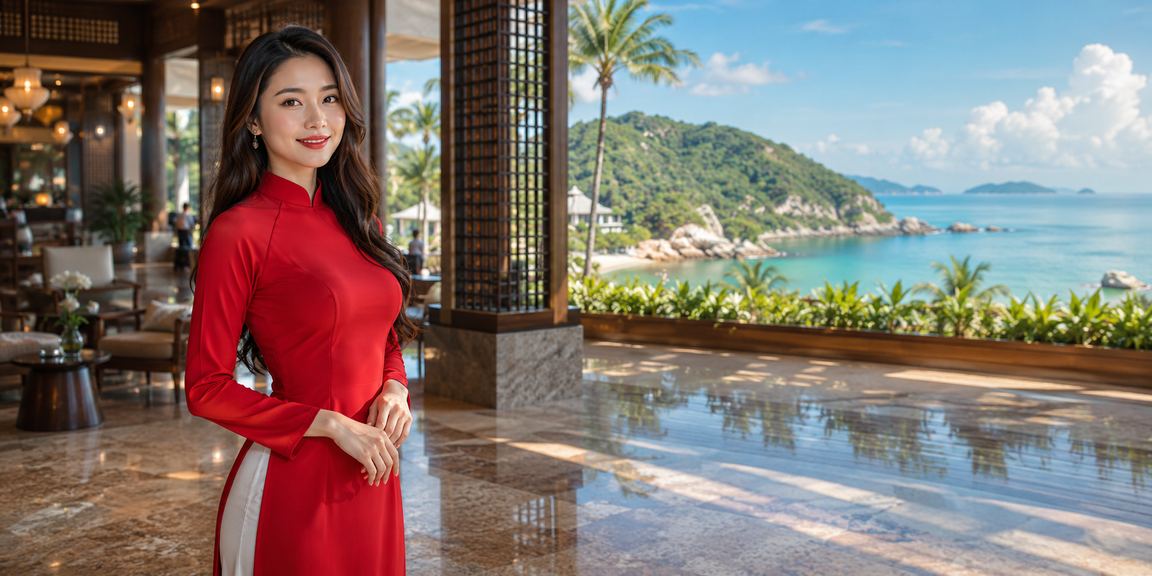 Thiếu nữ áo dài tại Sa Pa nhận thưởng hoàn tiền trực tuyến